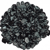 Obsidienne – Flocons de neige